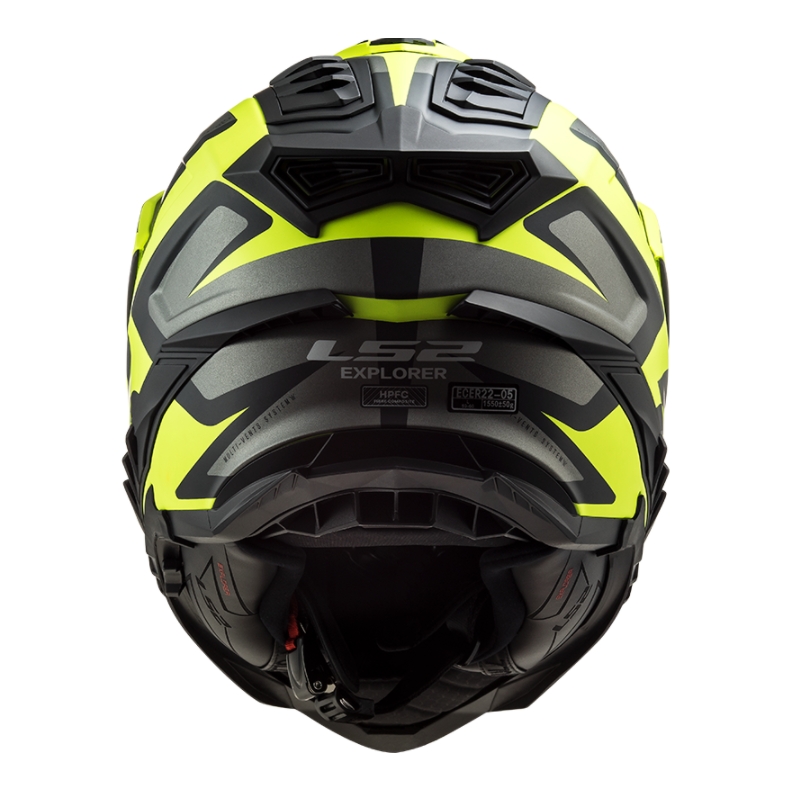 Casco Enduro LS2 MX701 Explorer Alter nero-grigio-giallo fluo