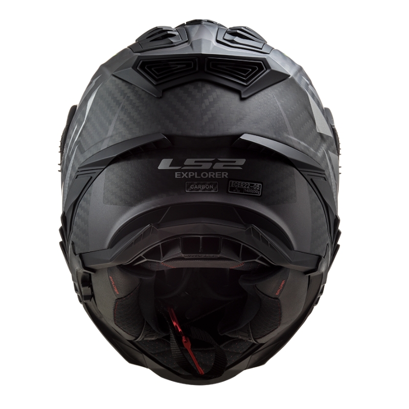 Casco Enduro LS2 MX701 Explorer C Focus nero-grigio-giallo fluo