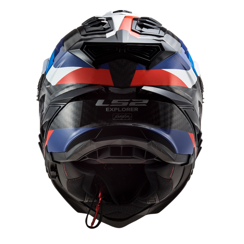 Casco Enduro LS2 MX701 Explorer C Frontier nero-blu-bianco