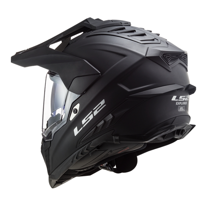 Casco Enduro LS2 MX701 Explorer Nero pieno