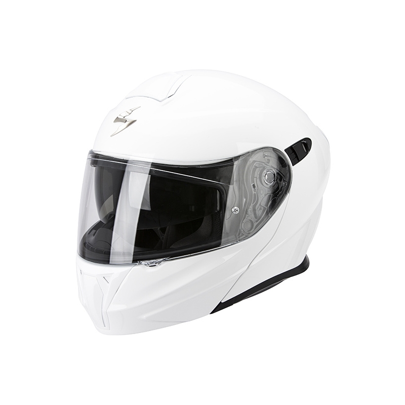 Moto přilba vyklopná Scorpion EXO-920 bílá