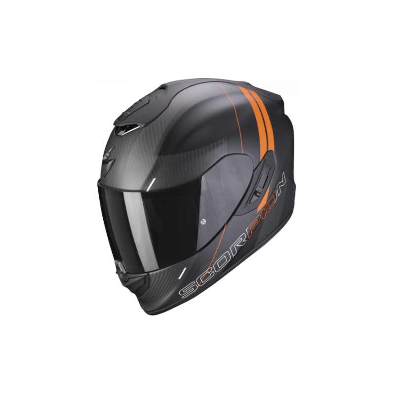 Casco integrale Scorpion EXO-1400 Carbon Air Drik nero-arancio
