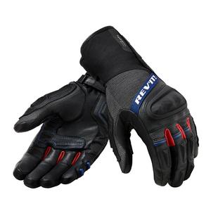 Guanti da moto Revit Sand 4 H2O nero-rosso Saldi