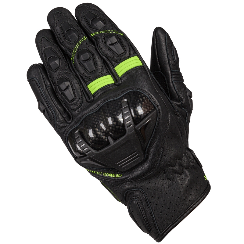 Rukavice na motorku Ozone RS-600 SH černo-fluo žluté výprodej