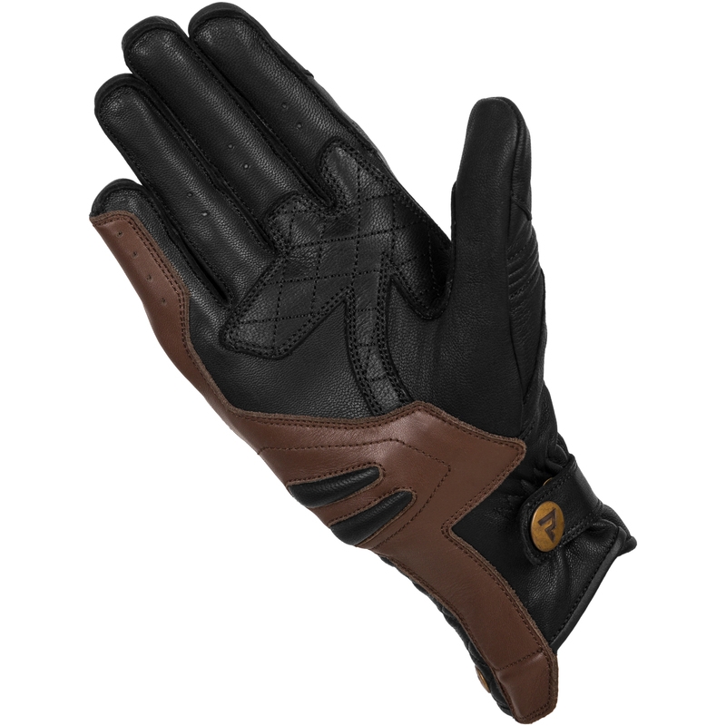 Guanti da moto Rebelhorn Hunter neri e marroni per donna Saldi