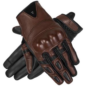 Guanti da moto Rebelhorn Thug II marrone scuro Saldi