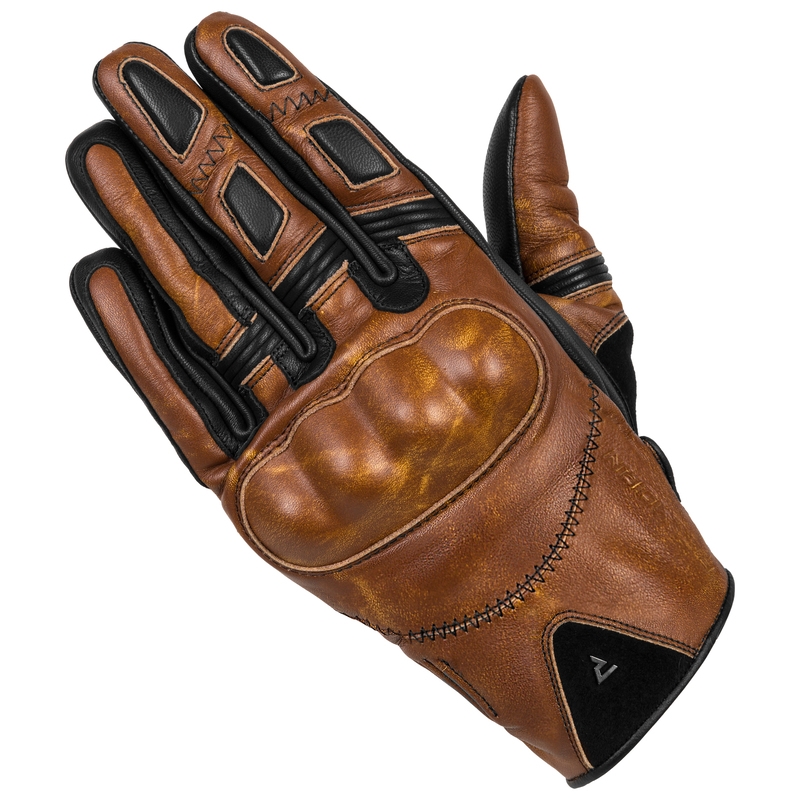Guanti da moto Rebelhorn Thug II marrone chiaro Saldi
