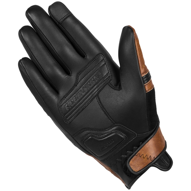 Guanti da moto Rebelhorn Thug II marrone chiaro Saldi