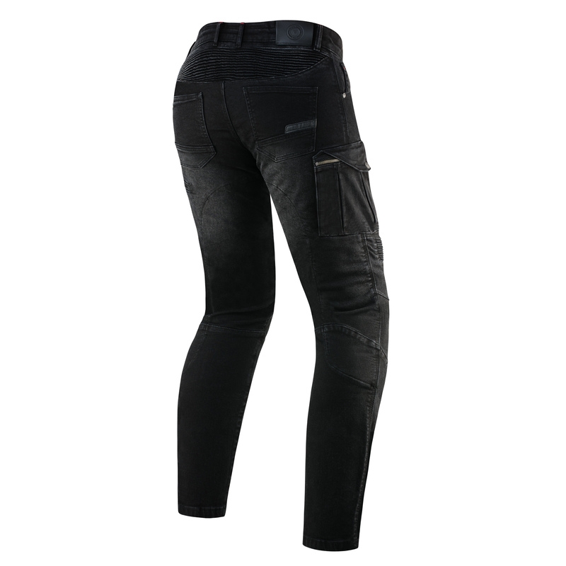 Jeans da motociclista Rebelhorn Vandal neri