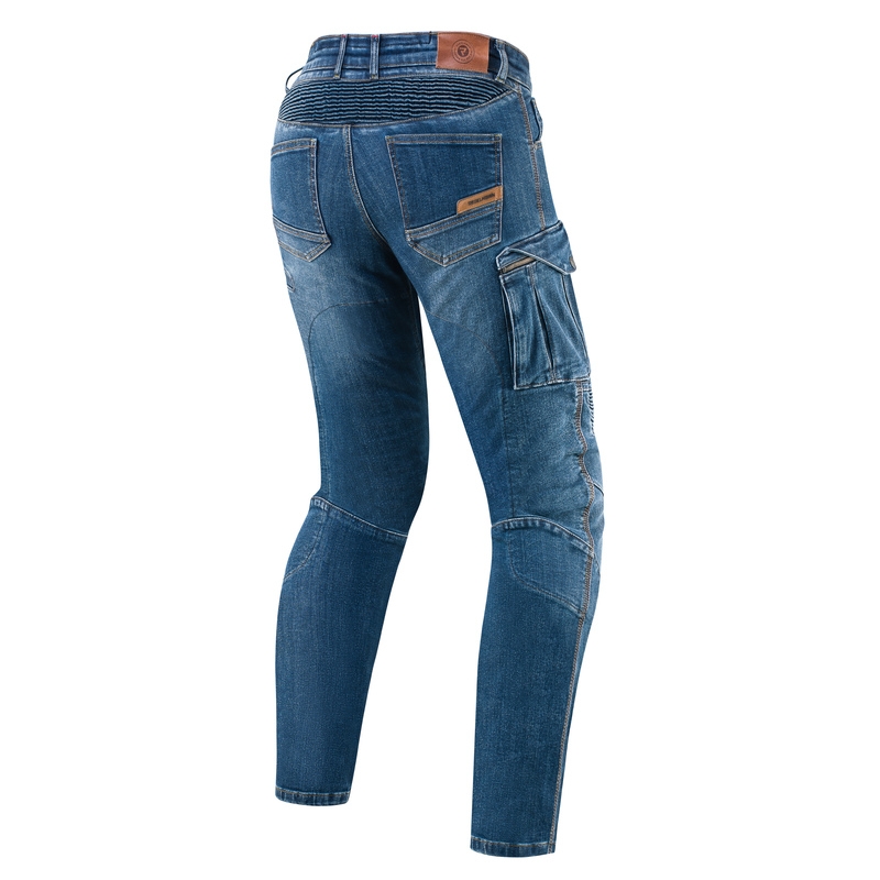 Jeans da motociclista blu Rebelhorn Vandal