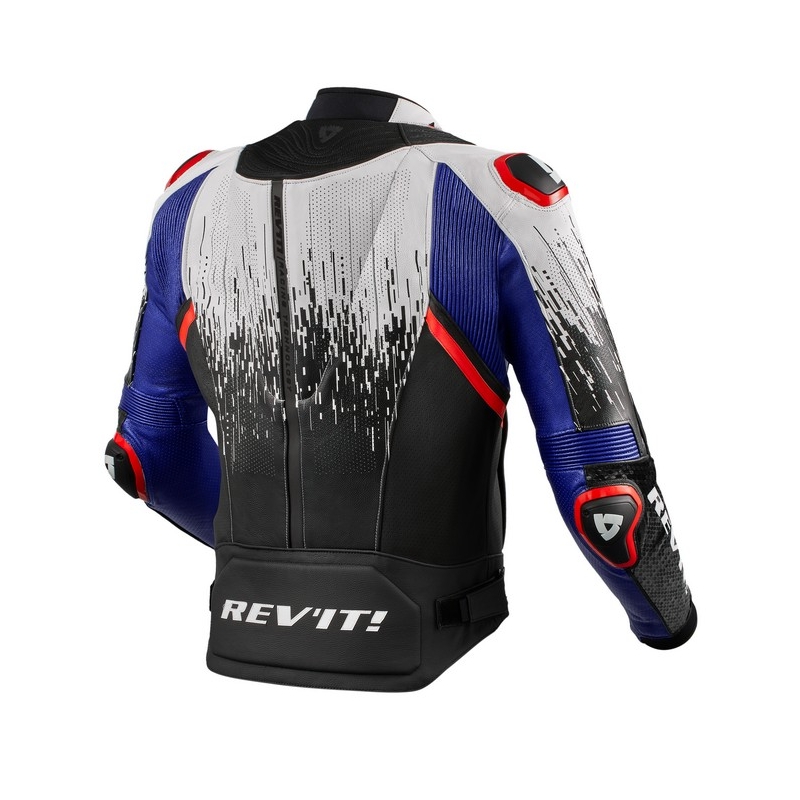 Giacca moto Revit Quantum 2 Pro Air nero, bianco e blu Saldi