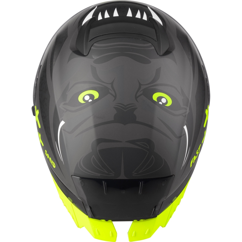 Casco moto integrale Lazer Rafale SR Ride Oni grigio-bianco-giallo fluo Saldi