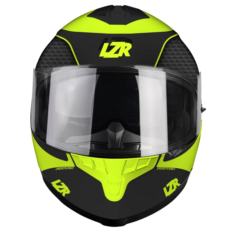 Casco moto integrale Lazer FH3 Fighter nero-giallo fluo Saldi