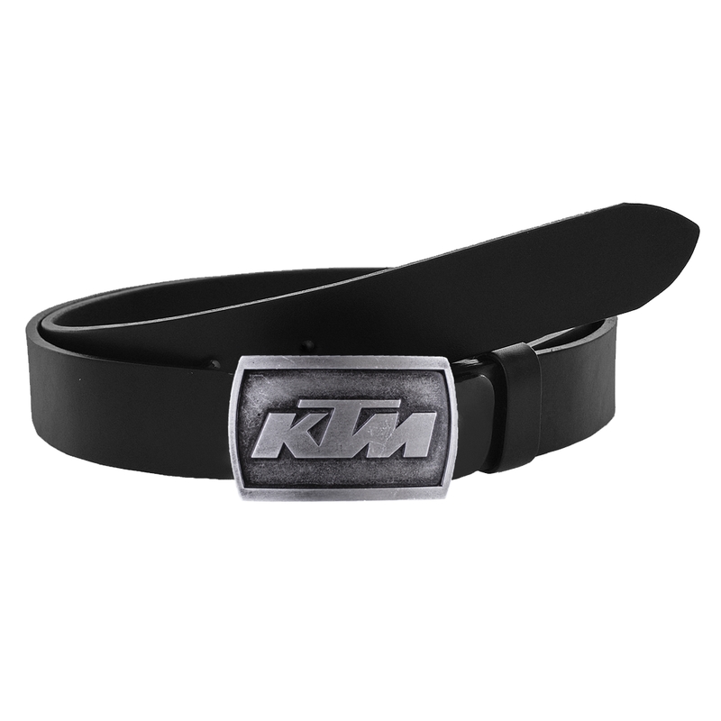 Cintura da moto in pelle con fibbia KTM