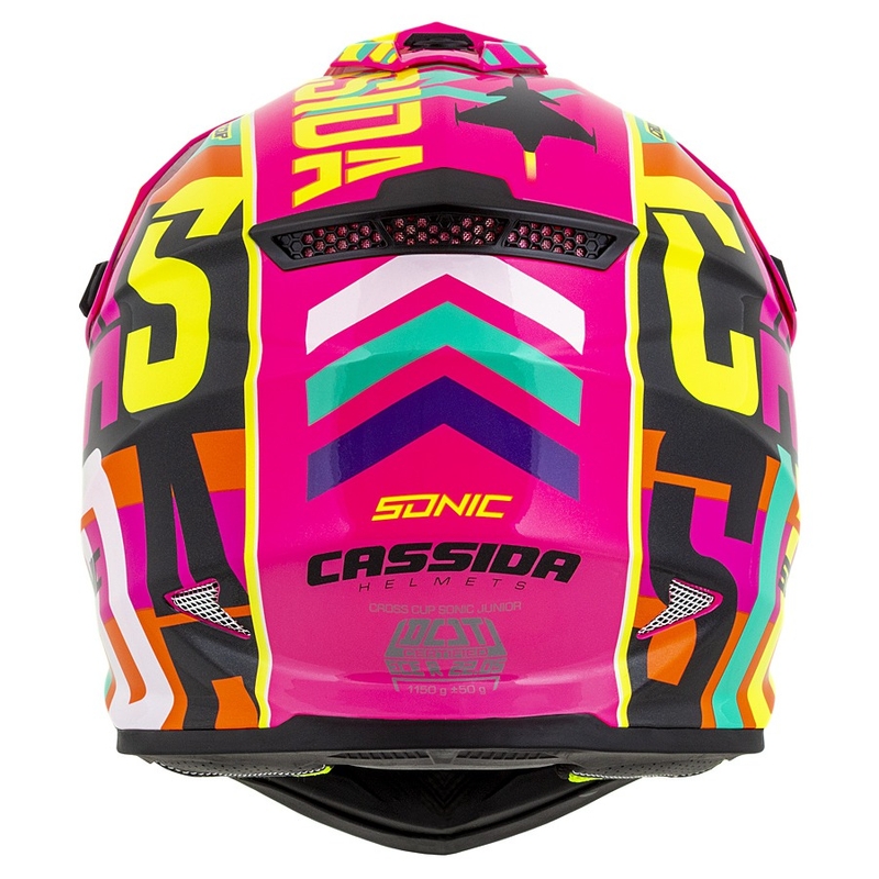 Dětská motokrosová přilba Cassida Cross Cup Sonic Junior multicolor