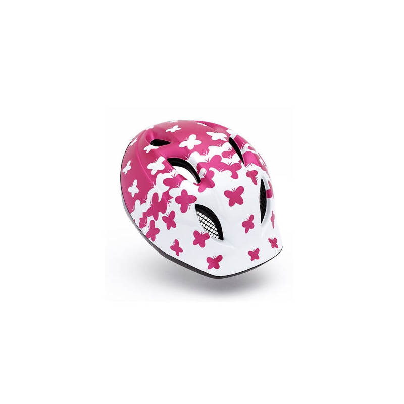 Casco da bici per bambini MET Buddy bianco-rosa Saldi