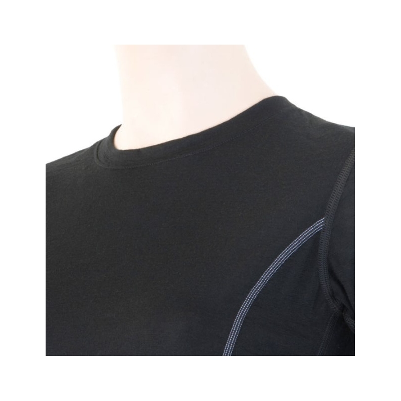 Dámské funkční triko Sensor Merino Active černé - dlouhý rukáv výprodej