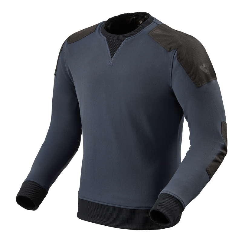 Felpa da moto Revit Whitby blu con cappuccio Saldi