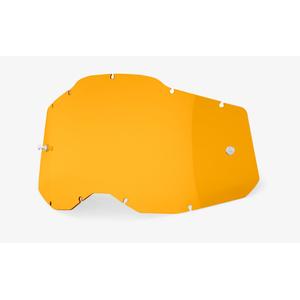 Plexi 100% Racecraft 2/Accuri 2/Strata 2 giallo scuro (antiappannamento)