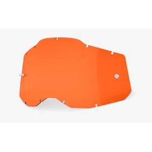 Plexi 100% Racecraft 2/Accuri 2/Strata 2 arancione (antiappannamento)