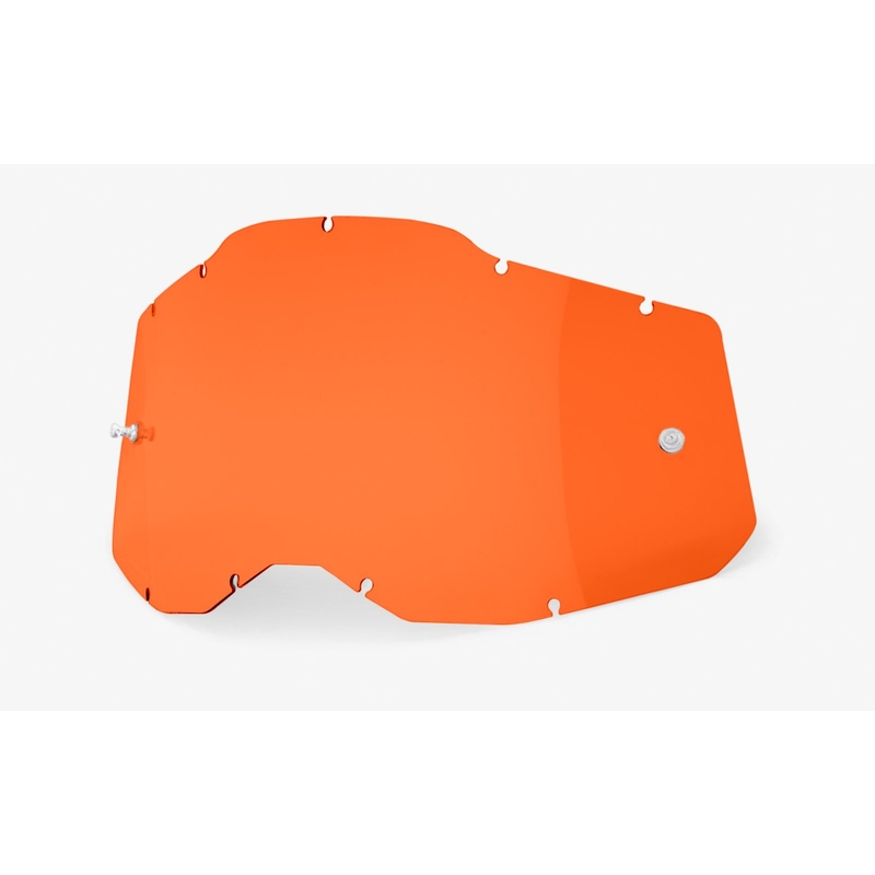 Plexi 100% Racecraft 2/Accuri 2/Strata 2 arancione (antiappannamento)