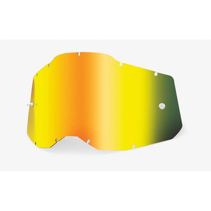 Plexi 100% Racecraft 2/Accuri 2/Strata 2 specchio oro (antiappannamento)