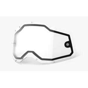 Plexi 100% Racecraft 2/Accuri 2/Strata 2 doppio trasparente (antiappannamento)