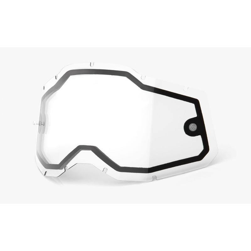 Plexi 100% Racecraft 2/Accuri 2/Strata 2 doppio trasparente (antiappannamento)