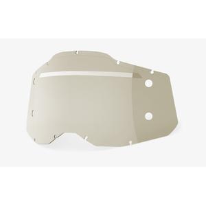 Plexi 100% Previsione Racecraft 2/Accuri 2/Strata 2 fumé con borchie (Anti-fog)