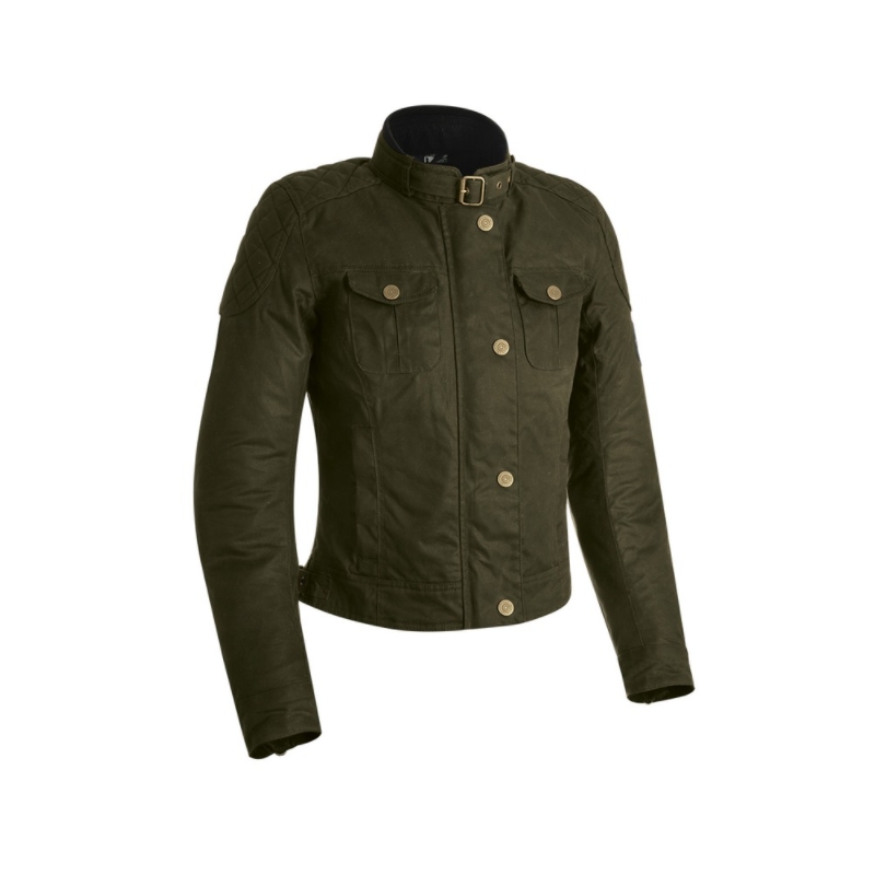 Giacca da moto Oxford Holwell Donna Verde Saldi