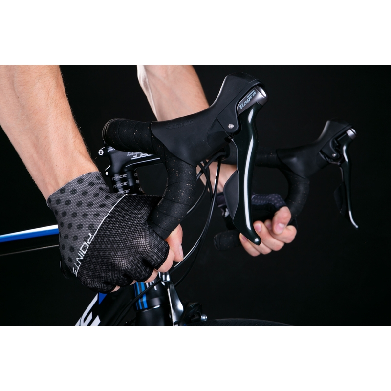Guanti FORCE Points nero-grigio Saldi