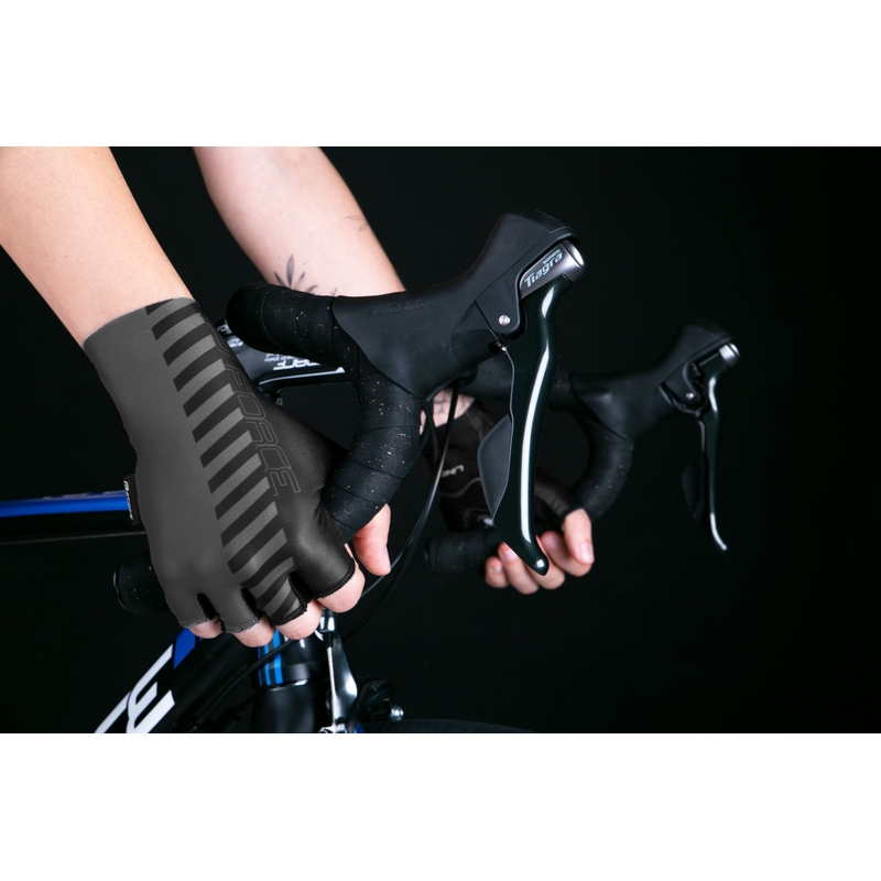 Guanti FORCE Line grigio-nero Saldi