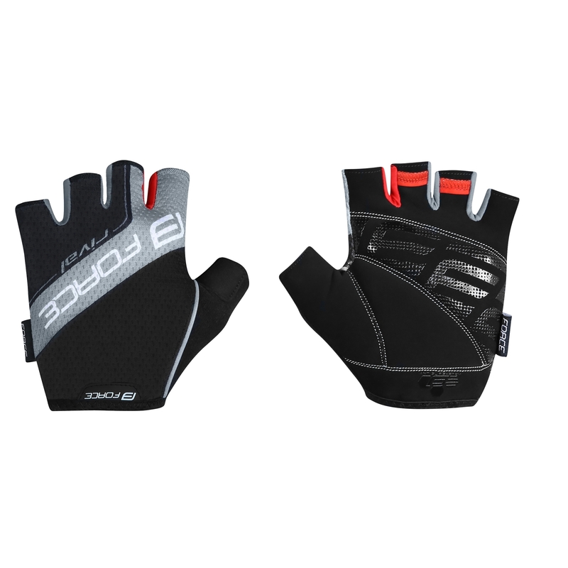 Guanti FORCE Rival nero-grigio Saldi