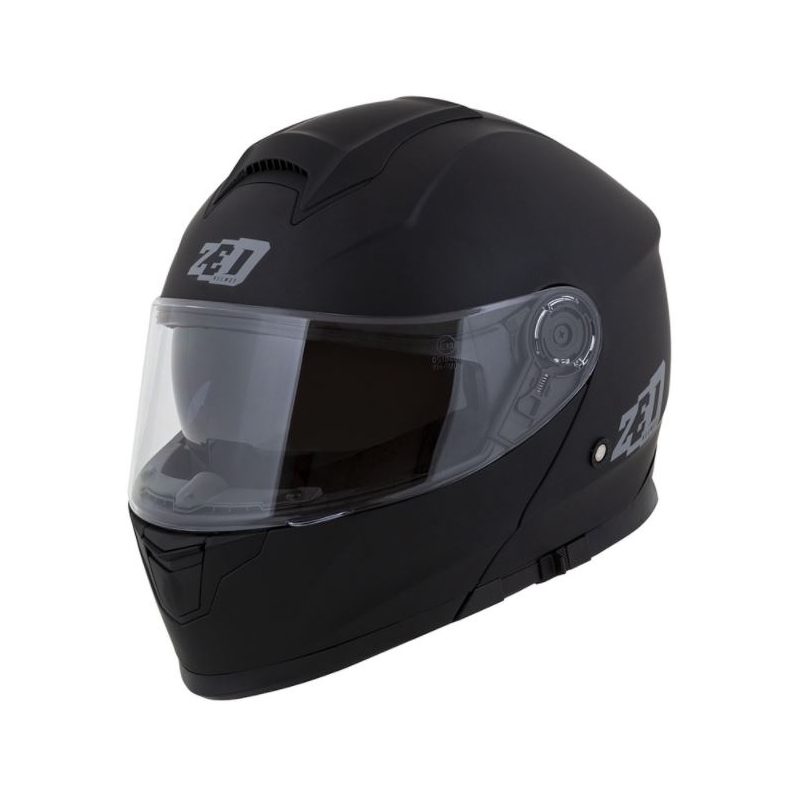 Casco moto ribaltabile ZED F18 nero opaco