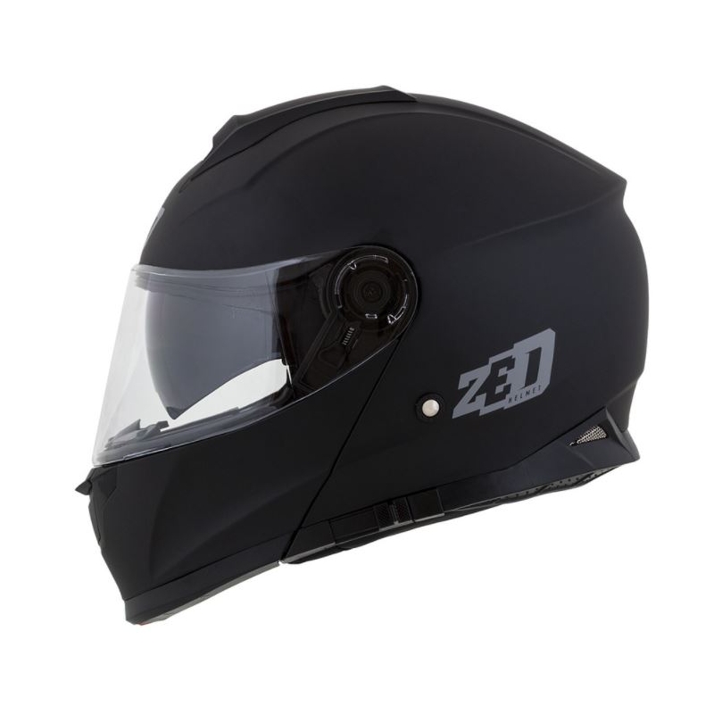 Casco moto ribaltabile ZED F18 nero opaco