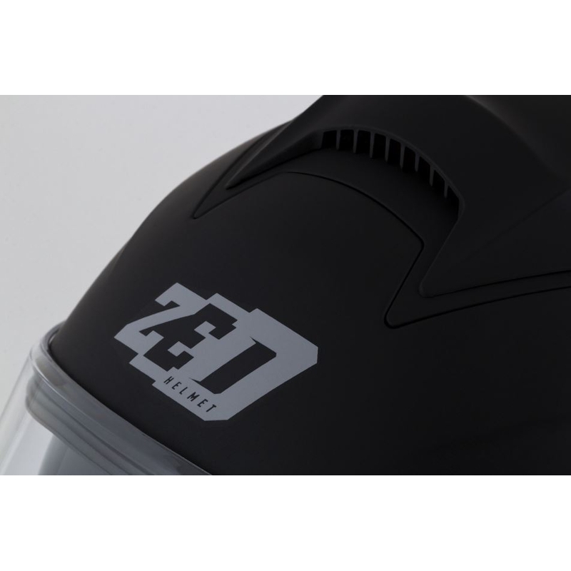 Casco moto ribaltabile ZED F18 nero opaco