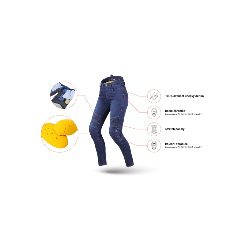 Jeans donna Street Racer Spike II Slim fit CE blu