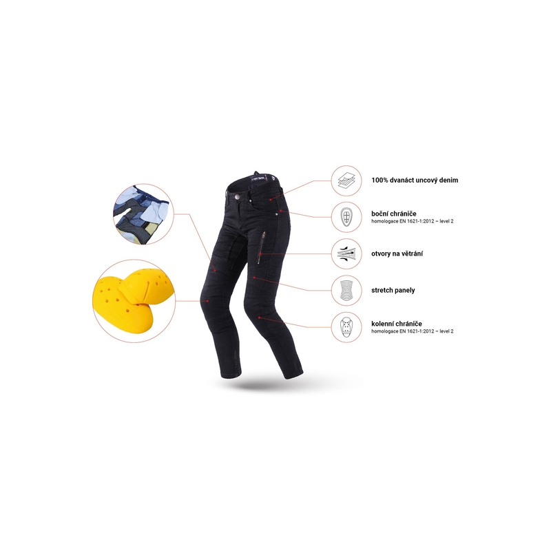 Jeans donna Street Racer Stretch II Slim fit CE nero