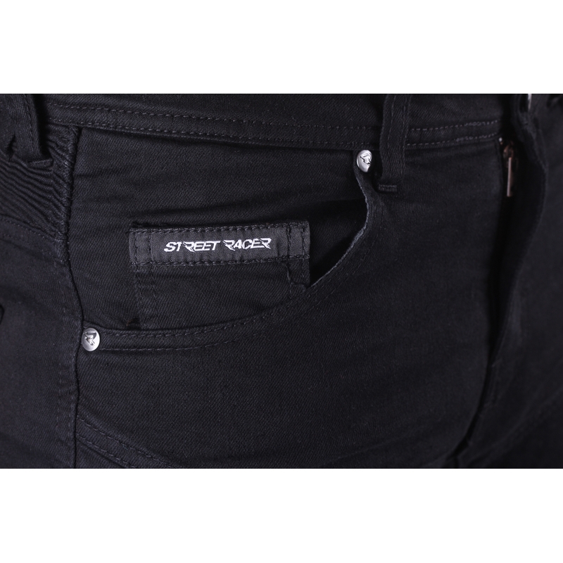 Street Racer Stretch II CE Nero Jeans moto cropped