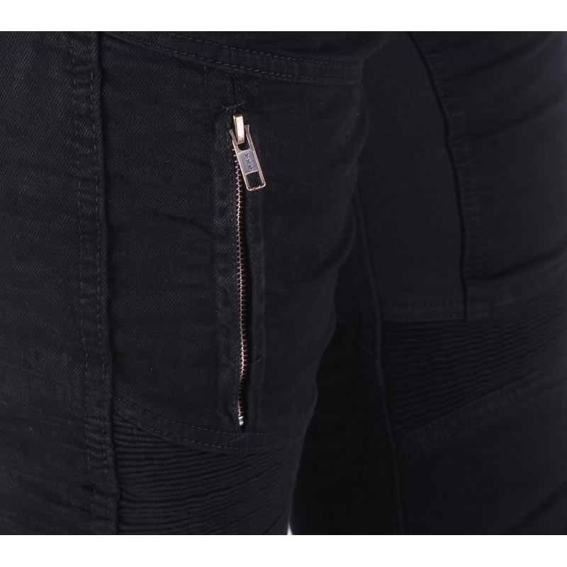Street Racer Stretch II CE Nero Jeans moto cropped