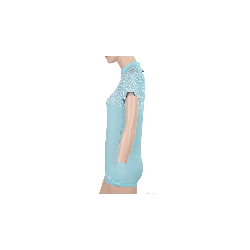 Maglia donna Sensor Wave verde chiaro - manica corta Saldi