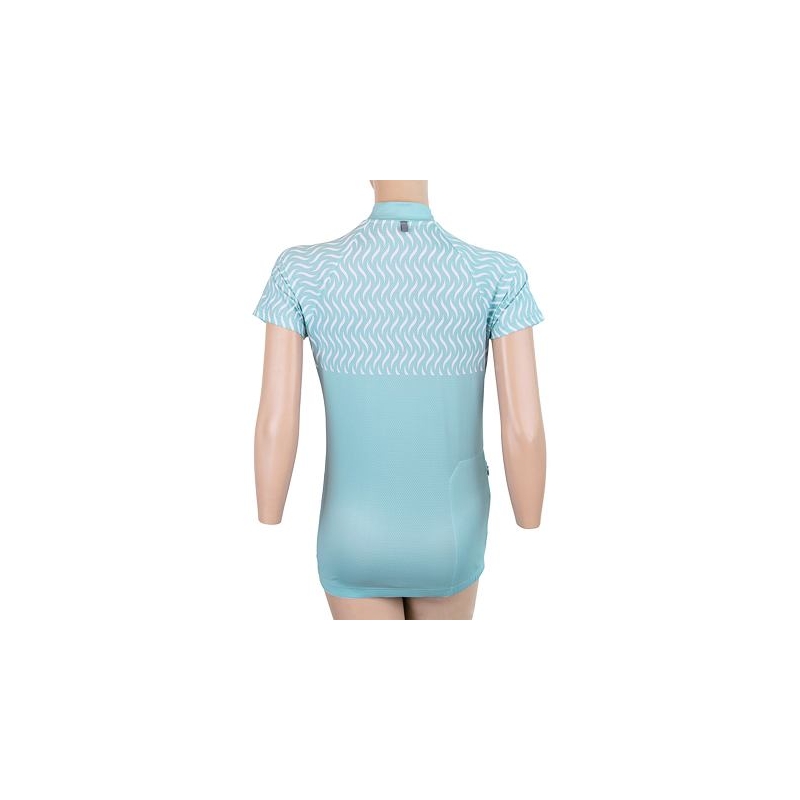 Maglia donna Sensor Wave verde chiaro - manica corta Saldi