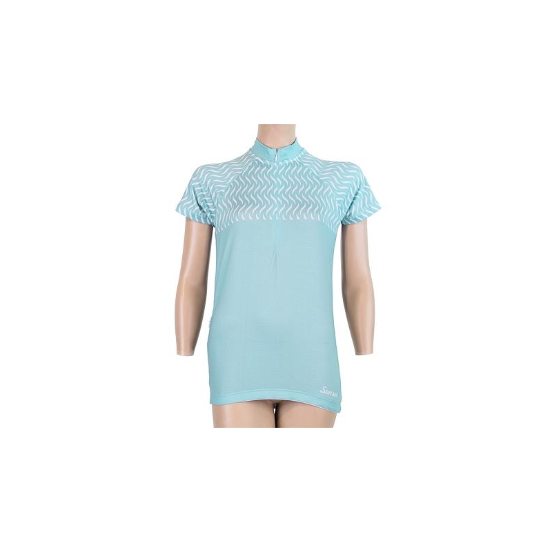 Maglia donna Sensor Wave verde chiaro - manica corta Saldi