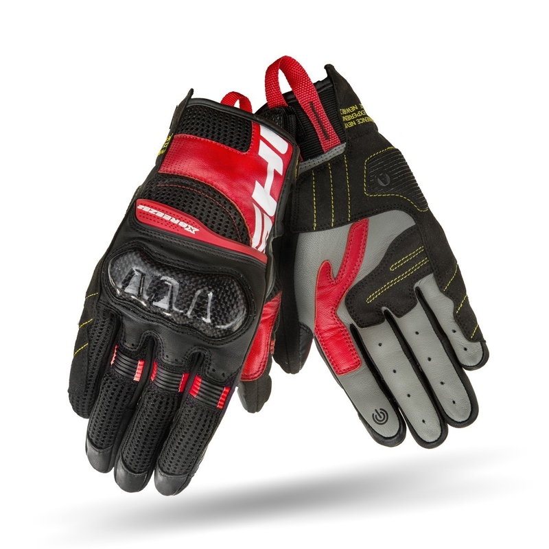 Guanti da moto Shima X-Breeze 2 nero-rosso