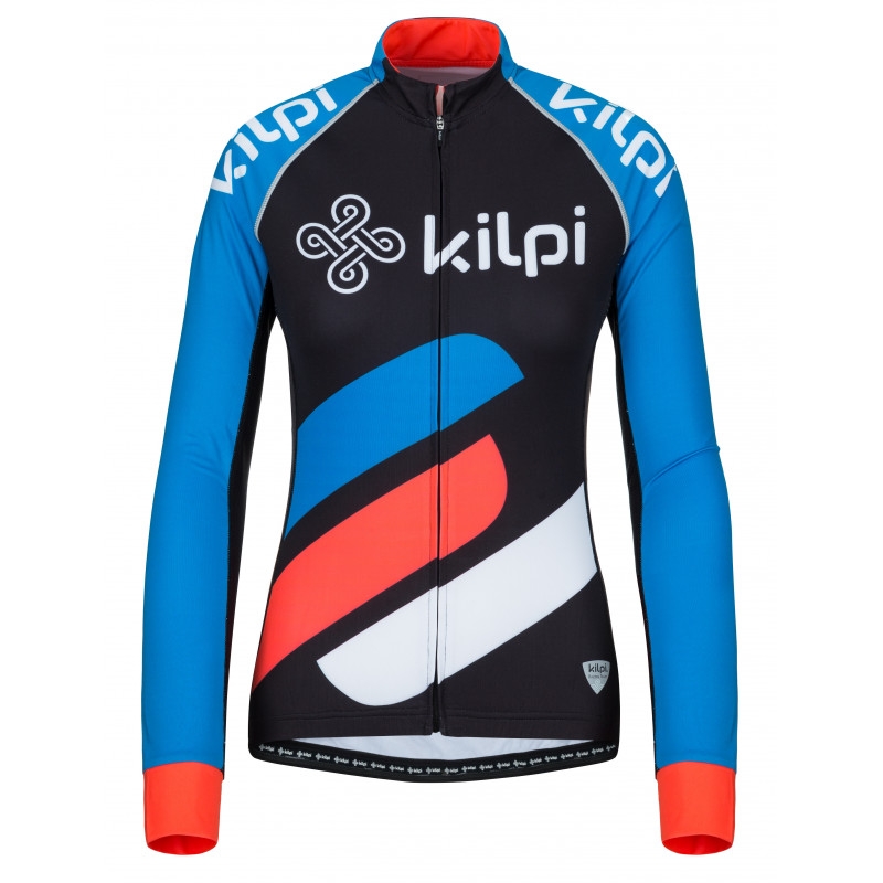 Maglia Kilpi Rapita donna nero-rosso-blu - manica lunga Saldi