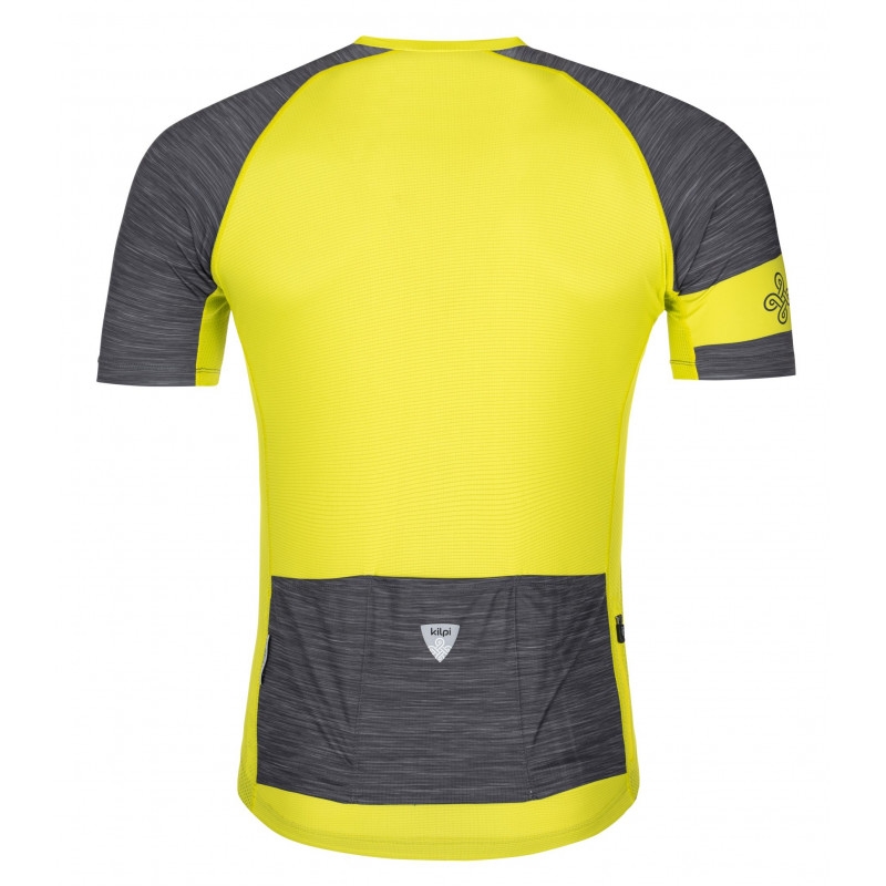 Maglia Kilpi Selva giallo-grigio - manica corta Saldi