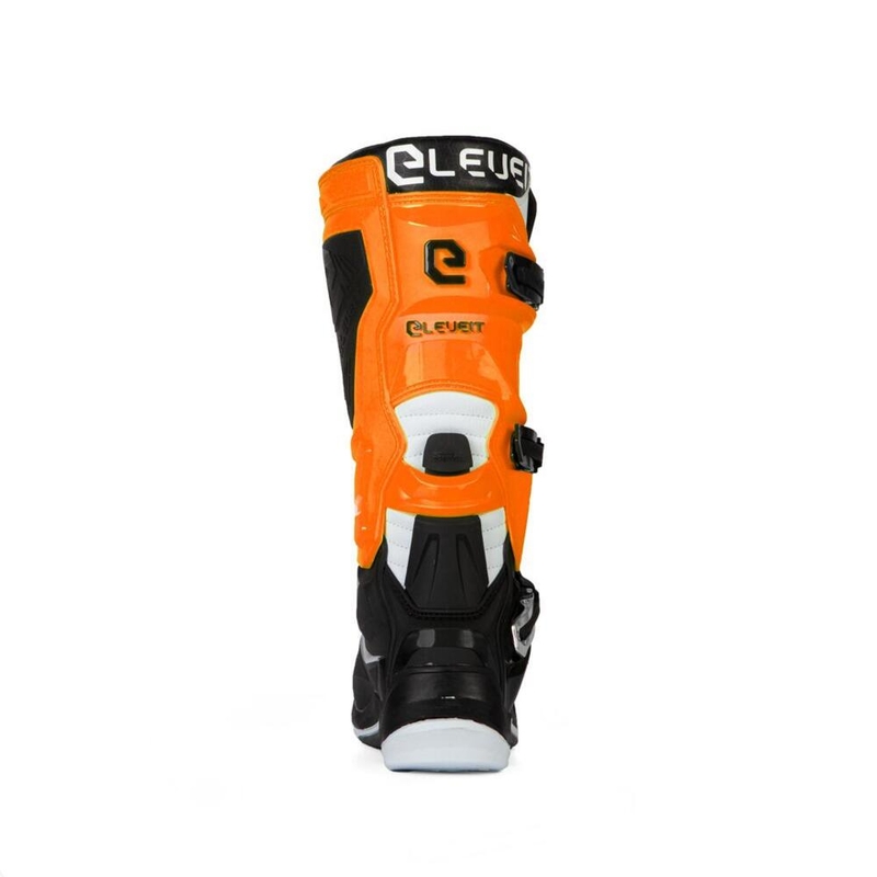 Stivali da moto Eleveit X-Legend Nero-Arancione-Bianco Saldi