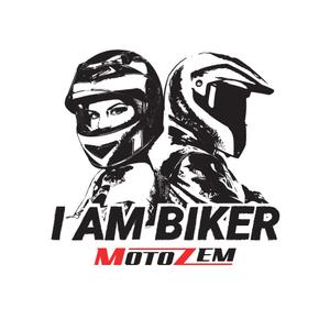 Adesivo MotoZem I Am Biker