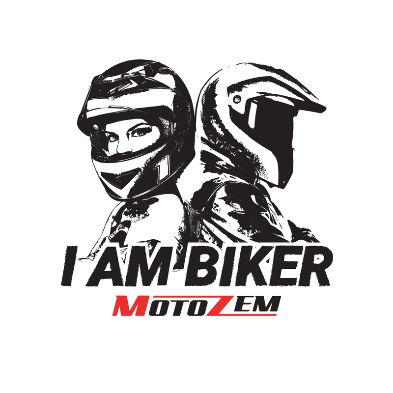 Adesivo MotoZem I Am Biker