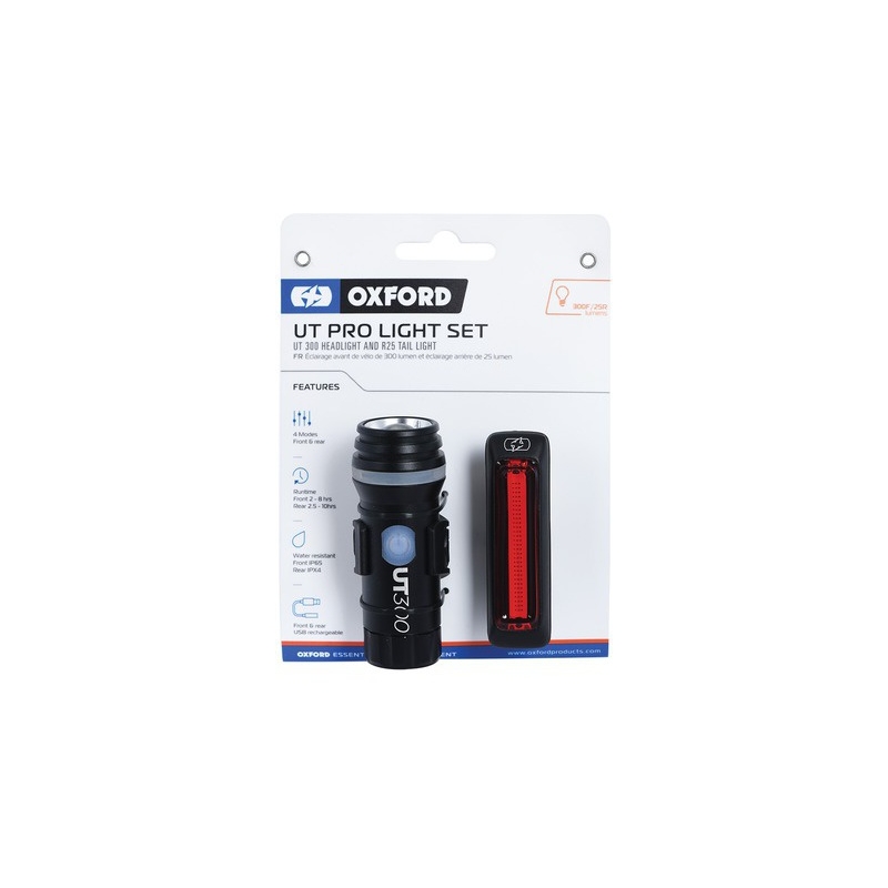 Oxford Ultratorch Pro Light Luce anteriore + posteriore per bicicletta